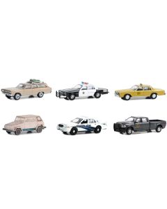 "Hollywood Series" Set of 6 pieces Release 39 1/64 Diecast Model Cars by Greenlight