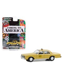 1981 Chevrolet Impala Taxi Yellow "Coming to America" (1988) Movie "Hollywood Series" Release 39 1/64 Diecast Model Car by Greenlight