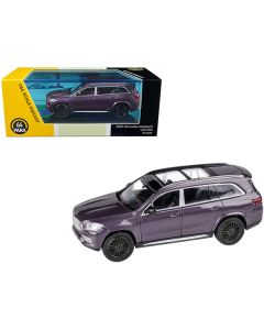 Mercedes-Maybach GLS 600 Purple Metallic with Sunroof 1/64 Diecast Model Car by Paragon Models