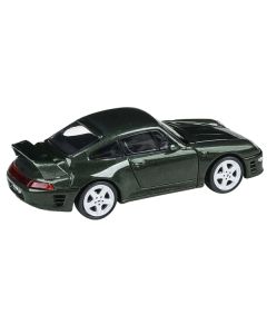 RUF CTR2 Forest Green Metallic 1/64 Diecast Model Car by Paragon Models