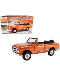 1971 GMC Jimmy Orange Metallic with White Top "Dealer Ad Truck" Limited Edition to 948 pieces Worldwide 1/18 Diecast Model Car by ACME