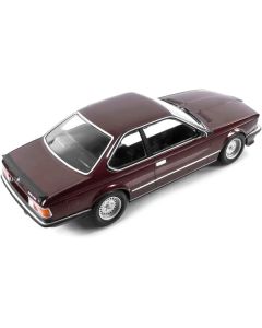 1982 BMW 635 CSi Red Metallic 1/18 Diecast Model Car by Minichamps