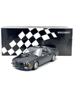 1982 BMW 635 CSi Gray Metallic 1/18 Diecast Model Car by Minichamps