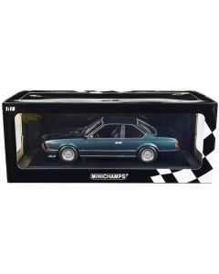 1982 BMW 635 CSi Petrol Blue Metallic 1/18 Diecast Model Car by Minichamps