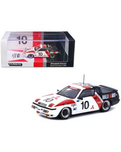 Mitsubishi Starion RHD (Right Hand Drive) #10 Michael Lieu 3rd Place "Macau Guia Race" (1985) "Hobby64" 1/64 Diecast Model Car by Tarmac Works