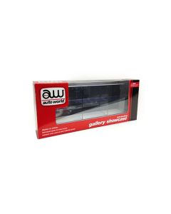 6 Car Interlocking Collectible Display Show Case for 1/64 Scale Model Cars by Auto World