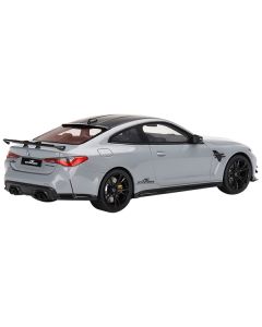 BMW AC Schnitzer M4 Competition (G82) Brooklyn Gray Metallic with Carbon Top 1/18 Model Car by Top Speed