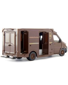 Mercedes-Benz Sprinter Van Brown "UPS Worldwide Services" 1/50 Diecast Model Car by Siku