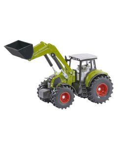 Claas Axion 850 Tractor with Front Loader Green with Gray Top 1/50 Diecast Model by Siku