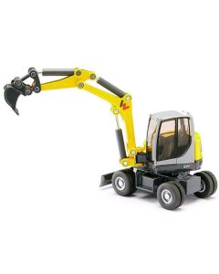 Wacker Neuson EW65 Mobile Excavator Yellow and Gray 1/50 Diecast Model by Siku