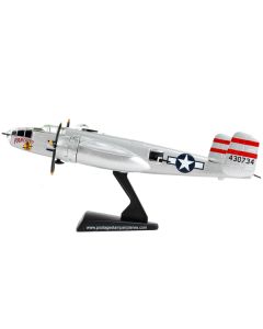 North American B-25J Mitchell Bomber Aircraft "Panchito" United States Air Force 1/100 Diecast Model Airplane by Postage Stamp