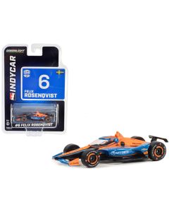 Dallara IndyCar #6 Felix Rosenqvist "NTT DATA" Arrow McLaren "NTT IndyCar Series" (2023) 1/64 Diecast Model Car by Greenlight