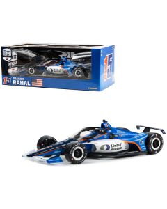 Dallara IndyCar #15 Graham Rahal "United Rentals" Rahal Letterman Lanigan Racing "NTT IndyCar Series" (2023) 1/18 Diecast Model Car by Greenlight