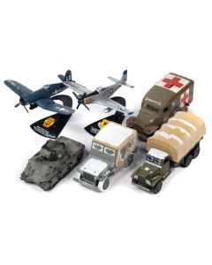 "Korea: The Forgotten War" Military Set A of 6 pieces 2023 Release 1 Limited Edition to 2000 pieces Worldwide Diecast Models by Johnny Lightning