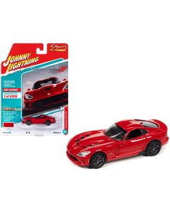 2014 Dodge Viper SRT Adrenaline Red "Classic Gold Collection" Series Limited Edition to 8956 pieces Worldwide 1/64 Diecast Model Car by Johnny Lightning