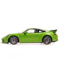 2018 Porsche 911 GT3 Yellow Green "Shmee150" Limited Edition to 438 pieces Worldwide 1/18 Diecast Model Car by Minichamps