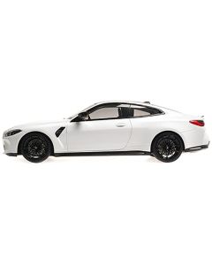 2020 BMW M4 White with Carbon Top Limited Edition to 720 pieces Worldwide 1/18 Diecast Model Car by Minichamps