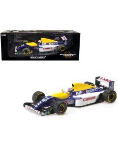 Williams Renault FW15C #2 Alain Prost "Canon" Winner F1 Formula One World Championship (1993) with Driver Limited Edition 1/18 Diecast Model Car by Minichamps