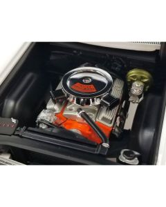 1970 Chevrolet Nova SS White with Graphics "Hurst - Name the Shifter Contest Grand Prize" Limited Edition to 564 pieces Worldwide 1/18 Diecast Model Car by GMP