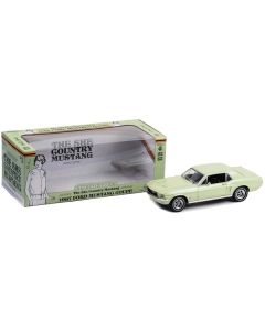 1967 Ford Mustang Coupe Limelite Green Metallic "She Country Special - Bill Goodro Ford Denver Colorado" 1/18 Diecast Model Car by Greenlight