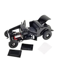 1932 Ford Salt Flat Roadster #3 Black "Vic Edelbrock" Limited Edition to 414 pieces Worldwide 1/18 Diecast Model Car by ACME