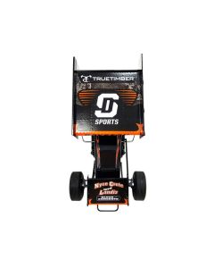 Winged Sprint Car #5 Spencer Bayston "TrueTimber Camo" CJB Motorsports "Rookie of the Year" "World of Outlaws" (2022) 1/18 Diecast Model Car by ACME