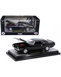 1970 Dodge Challenger T/A Black Limited Edition to 5250 pieces Worldwide 1/24 Diecast Model Car by M2 Machines