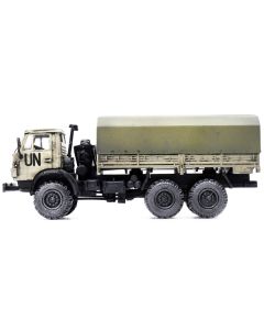 Kamaz 4310 Transport Truck Beige (Weathered) "United Nations" 1/72 Diecast Model by Legion