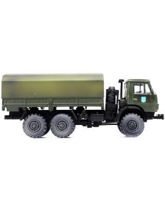 Kamaz 4310 Transport Truck Green (Weathered) "Ukrainian Ground Forces" 1/72 Diecast Model by Legion