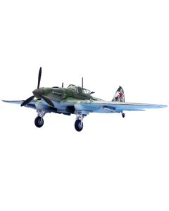 Ilyushin IL-2M3 Sturmovik Aircraft Green Camouflage "Double Hero of the Soviet Union Ivan Pavlov" Soviet Air Force 1/72 Diecast Model Airplane by Legion