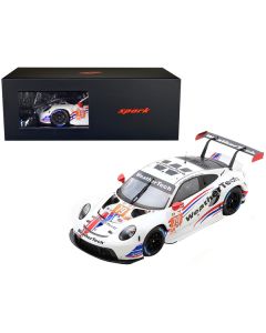 Porsche 911 RSR-19 #79 Cooper MacNeil - Julien Andlauer - Thomas Merrill "WeatherTech Racing" GTE Am 2nd Place "24 Hours of Le Mans" (2022) with Acrylic Display Case 1/18 Model Car by Spark