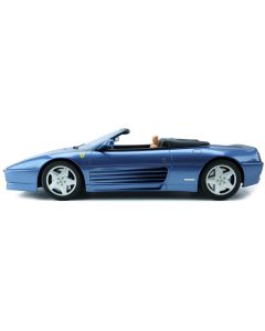 1993 Ferrari 348 Spider Tour de France Blue Metallic 1/18 Model Car by GT Spirit