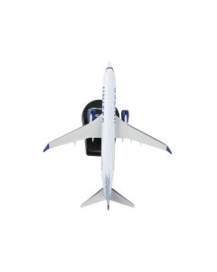 Boeing 737-800 Next Generation Commercial Aircraft "United Airlines" 1/300 Diecast Model Airplane by Postage Stamp