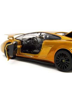 Lamborghini Gallardo Gold Metallic "Fast X" (2023) Movie "Fast & Furious" Series 1/24 Diecast Model Car by Jada