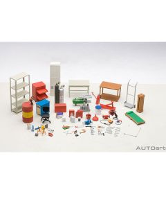 Garage Kit Set for 1/18 Scale Models by Autoart