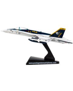 McDonnell Douglas F/A-18C Hornet Fighter Aircraft "VFA-83 Rampagers" United States Navy 1/150 Diecast Model Airplane by Postage Stamp