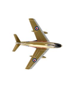 North American Canadair Sabre Fighter Aircraft "Golden Hawks" Royal Canadian Air Force 1/110 Diecast Model Airplane by Postage Stamp