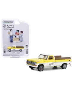 1967 Ford F-100 Pickup Truck Yellow and White with Yellow Interior "Farm to Table Fresh Picked Lemons" "Norman Rockwell" Series 5 1/64 Diecast Model Car by Greenlight