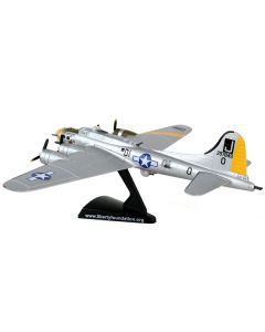 Boeing B-17G Flying Fortress Bomber Aircraft "Liberty Belle" United States Army Air Force 1/155 Diecast Model Airplane by Postage Stamp