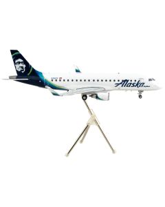 Embraer ERJ-175 Commercial Aircraft "Alaska Airlines" White with Blue Tail "Gemini 200" Series 1/200 Diecast Model Airplane by GeminiJets