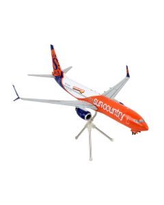 Boeing 737-800 Commercial Aircraft "Sun Country Airlines" Orange and White "Gemini 200" Series 1/200 Diecast Model Airplane by GeminiJets