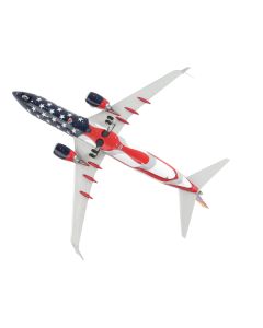 Boeing 737-800 Commercial Aircraft "Southwest Airlines - Freedom One" American Flag Livery "Gemini 200" Series 1/200 Diecast Model Airplane by GeminiJets