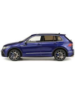 2021 Volkswagen Tiguan R Lapiz Blue Metallic Limited Edition to 1500 pieces Worldwide 1/18 Model Car by Otto Mobile