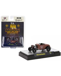 1932 Ford Roadster Brown Primer "Mooneyes - Moon Equipped" Limited Edition to 3300 pieces Worldwide 1/64 Diecast Model Car by M2 Machines