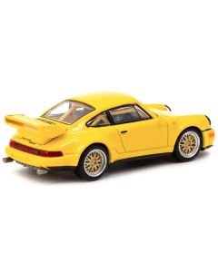 Porsche 911 RSR Yellow "Collab64" Series 1/64 Diecast Model Car by Schuco & Tarmac Works