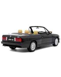 1989 BMW E30 M3 Convertible Diamond Black Metallic Limited Edition to 3000 pieces Worldwide 1/18 Model Car by Otto Mobile