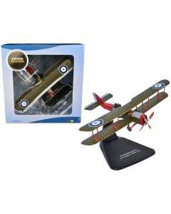 De Havilland DH4 Bomber Plane "5 Squadron Royal Naval Air Service" (1918) "Oxford Aviation" Series 1/72 Diecast Model Airplane by Oxford Diecast