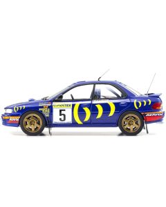 Subaru Impreza #5 Carlos Sainz - Luis Moya Winner "Monte-Carlo Rally" (1995) 1/18 Diecast Model Car by Kyosho