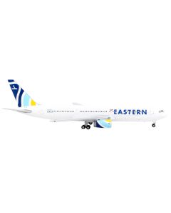 Boeing 767-300ER Commercial Aircraft "Eastern Airlines" White with Striped Tail 1/400 Diecast Model Airplane by GeminiJets