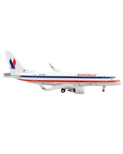 Embraer ERJ-170 Commercial Aircraft "American Airlines - American Eagle" White with Blue and Red Stripes 1/400 Diecast Model Airplane by GeminiJets